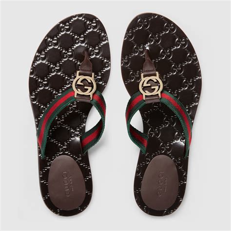 gucci bee thong sandal|Gucci thong sandals women's.